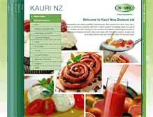 Tablet Screenshot of kaurifood.com